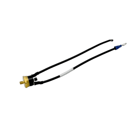 Aqua Hot ELE-ASY-300-FRU high limit thermostat with wires and connector, used in RV heating systems.