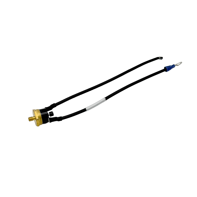 Aqua Hot ELE-ASY-300-FRU high limit thermostat with wires and connector, used in RV heating systems.